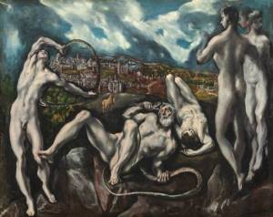 Laocoonte, El Greco. Óleo sobre lienzo, 137,5 x 172.5 cm, c. 1610 – 1614. Washington DC, National Gallery of Art. Samuel H. Kress Collection 1946.18.1